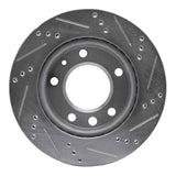 Dynamic Friction 2002-2006 Dodge Sprinter 2500 Front Left Drilled & Slotted Silver Brake Rotor by Dynamic Friction Company 631-40042L