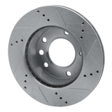 Dynamic Friction 2002-2006 Dodge Sprinter 2500 Front Left Drilled & Slotted Silver Brake Rotor by Dynamic Friction Company 631-40042L