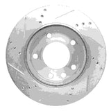 Dynamic Friction 2002-2006 Dodge Sprinter 3500 Front Right Drilled & Slotted Silver Brake Rotor by Dynamic Friction Company 631-40042R