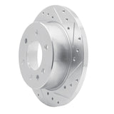 Dynamic Friction 2006-2018 Dodge Sprinter 2500 Rear Right Drilled & Slotted Silver Brake Rotor by Dynamic Friction Company 631-40044R