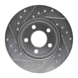 R1 Concepts 1984-1995 Chrysler Imperial Front Right Drilled & Slotted Silver Brake Rotor by R1 Concepts 631-40046R