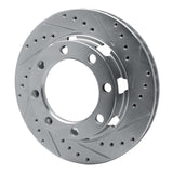 R1 Concepts 1975-1993 Dodge W350 Front Right Drilled & Slotted Silver Brake Rotor by R1 Concepts 631-40048R