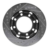 R1 Concepts 1975-1993 Dodge W350 Front Right Drilled & Slotted Silver Brake Rotor by R1 Concepts 631-40048R