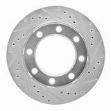 R1 Concepts 1975-1993 Dodge W350 Front Right Drilled & Slotted Silver Brake Rotor by R1 Concepts 631-40048R