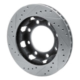 R1 Concepts 1975-1993 Dodge W350 Front Right Drilled & Slotted Silver Brake Rotor by R1 Concepts 631-40048R