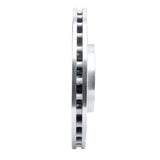 Dynamic Friction 2015-2022 Ram ProMaster City Front Right Drilled & Slotted Silver Brake Rotor by Dynamic Friction Company 631-40049R