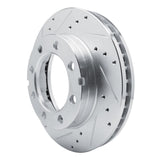 R1 Concepts 1977-1993 Chevrolet K30 Front Left Drilled & Slotted Silver Brake Rotor by R1 Concepts 631-40051L