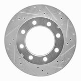 R1 Concepts 1977-1993 Chevrolet V30 & V3500 Pickup Front Right Drilled & Slotted Silver Brake Rotor by R1 Concepts 631-40051R