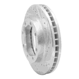 R1 Concepts 1992-2000 Chevrolet K3500 Front Right Drilled & Slotted Silver Brake Rotor by R1 Concepts 631-40052R