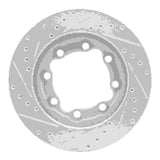 R1 Concepts 1992-2000 Chevrolet K3500 Front Right Drilled & Slotted Silver Brake Rotor by R1 Concepts 631-40052R