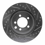R1 Concepts 1974-1981 Dodge W100 Front Left Drilled & Slotted Silver Brake Rotor by R1 Concepts 631-40053L