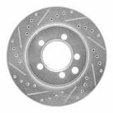 R1 Concepts 1974-1981 Dodge W100 Front Left Drilled & Slotted Silver Brake Rotor by R1 Concepts 631-40053L