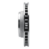 R1 Concepts 1974-1981 Dodge W100 Front Left Drilled & Slotted Silver Brake Rotor by R1 Concepts 631-40053L