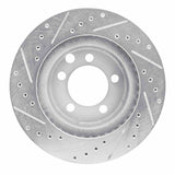 R1 Concepts 1974-1981 Dodge W100 Front Right Drilled & Slotted Silver Brake Rotor by R1 Concepts 631-40053R