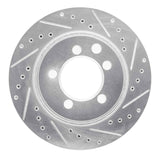 R1 Concepts 1974-1981 Dodge W100 Front Right Drilled & Slotted Silver Brake Rotor by R1 Concepts 631-40053R