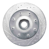 R1 Concepts 1973-1977 Dodge B300 Van (71-74) / B300 (75-80) Front Left Drilled & Slotted Silver Brake Rotor by R1 Concepts 631-40054L