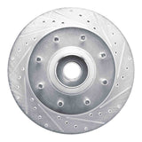 R1 Concepts 1973-1977 Dodge B300 Van (71-74) / B300 (75-80) Front Right Drilled & Slotted Silver Brake Rotor by R1 Concepts 631-40054R