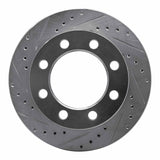 R1 Concepts 1971-1997 Dodge B300 Van (71-74) / B300 (75-80) Front Left Drilled & Slotted Silver Brake Rotor by R1 Concepts 631-40056L