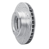 R1 Concepts 1980-1993 Dodge RamCharger 4WD Front Left Drilled & Slotted Silver Brake Rotor by R1 Concepts 631-40057L
