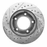 R1 Concepts 1980-1993 Dodge W100 Front Right Drilled & Slotted Silver Brake Rotor by R1 Concepts 631-40057R