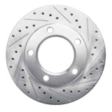 R1 Concepts 1980-1993 Dodge W100 Front Right Drilled & Slotted Silver Brake Rotor by R1 Concepts 631-40057R