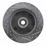 R1 Concepts 1978-1997 Dodge D200 Front Left Drilled & Slotted Silver Brake Rotor by R1 Concepts 631-40059L