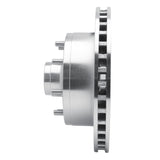 R1 Concepts 1978-1997 Dodge D200 Front Left Drilled & Slotted Silver Brake Rotor by R1 Concepts 631-40059L