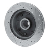 R1 Concepts 1978-1997 Dodge D200 Front Left Drilled & Slotted Silver Brake Rotor by R1 Concepts 631-40059L
