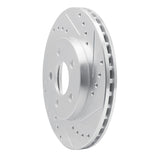 R1 Concepts 1986-1990 Chrysler Town & Country Front Right Drilled & Slotted Silver Brake Rotor by R1 Concepts 631-40060R