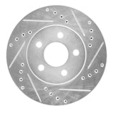 R1 Concepts 1986-1990 Chrysler Town & Country Front Right Drilled & Slotted Silver Brake Rotor by R1 Concepts 631-40060R