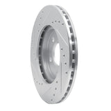 R1 Concepts 1986-1990 Chrysler Town & Country Front Right Drilled & Slotted Silver Brake Rotor by R1 Concepts 631-40060R