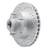 R1 Concepts 1985-1997 Dodge B1500 Front Left Drilled & Slotted Silver Brake Rotor by R1 Concepts 631-40061L