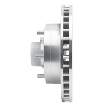 R1 Concepts 1985-1997 Dodge B1500 Front Left Drilled & Slotted Silver Brake Rotor by R1 Concepts 631-40061L