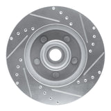 R1 Concepts 1987-1990 Dodge Dakota RWD Front Left Drilled & Slotted Silver Brake Rotor by R1 Concepts 631-40064L