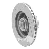 R1 Concepts 1987-1990 Dodge Dakota RWD Front Right Drilled & Slotted Silver Brake Rotor by R1 Concepts 631-40064R