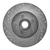 R1 Concepts 1987-1990 Dodge Dakota RWD Front Left Drilled & Slotted Silver Brake Rotor by R1 Concepts RNC-631-40065L