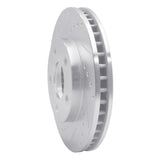 R1 Concepts 1987-1990 Chrysler Town & Country Front Left Drilled & Slotted Silver Brake Rotor by R1 Concepts 631-40066L
