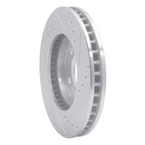 R1 Concepts 1987-1990 Chrysler Town & Country Front Left Drilled & Slotted Silver Brake Rotor by R1 Concepts 631-40066L
