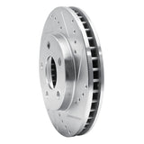 R1 Concepts 1987-1990 Chrysler Town & Country Front Right Drilled & Slotted Silver Brake Rotor by R1 Concepts 631-40066R