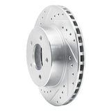 R1 Concepts 1987-1990 Dodge Dakota 4WD Front Right Drilled & Slotted Silver Brake Rotor by R1 Concepts 631-40067R