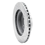 R1 Concepts 1987-1990 Dodge Dakota 4WD Front Right Drilled & Slotted Silver Brake Rotor by R1 Concepts 631-40067R