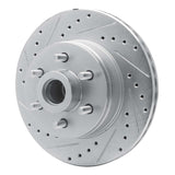 R1 Concepts 1991-1996 Dodge Dakota RWD Front Left Drilled & Slotted Silver Brake Rotor by R1 Concepts 631-40068L