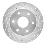 R1 Concepts 1991-1996 Dodge Dakota RWD Front Right Drilled & Slotted Silver Brake Rotor by R1 Concepts 631-40068R