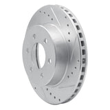 R1 Concepts 1991-1996 Dodge Dakota 4WD Front Right Drilled & Slotted Silver Brake Rotor by R1 Concepts 631-40069R