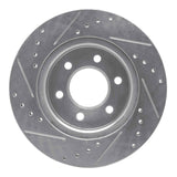 R1 Concepts 1991-1996 Dodge Dakota 4WD Front Right Drilled & Slotted Silver Brake Rotor by R1 Concepts 631-40069R