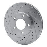R1 Concepts 1991-1996 Chrysler Town & Country Front Left Drilled & Slotted Silver Brake Rotor by R1 Concepts 631-40070L
