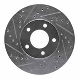 R1 Concepts 1991-1996 Chrysler Town & Country Front Left Drilled & Slotted Silver Brake Rotor by R1 Concepts 631-40070L