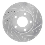 R1 Concepts 1991-1996 Chrysler Town & Country Front Right Drilled & Slotted Silver Brake Rotor by R1 Concepts 631-40070R