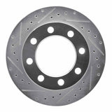 R1 Concepts 1982-1993 Dodge D250 Front Left Drilled & Slotted Silver Brake Rotor by R1 Concepts 631-40072L
