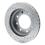 R1 Concepts 1982-1993 Dodge D250 Front Left Drilled & Slotted Silver Brake Rotor by R1 Concepts 631-40072L